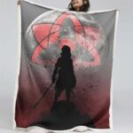 Sasuke Sharingan Blutmond 01 Decke – Fleecedecke