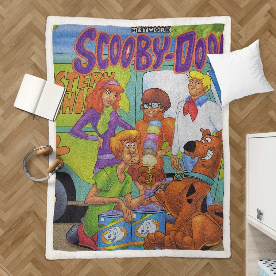 Scooby Doo Alle Charaktere 01 Decke - Fleecedecke – Bild 3