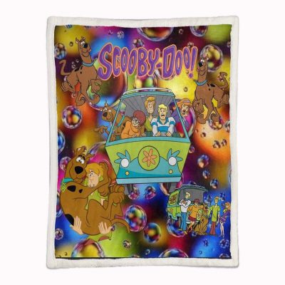 Alternative view of Scooby Doo Alle Charaktere 03 Decke - Fleecedecke
