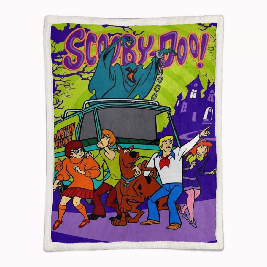 Scooby Doo Alle Charaktere 04 Decke - Fleecedecke – Bild 2
