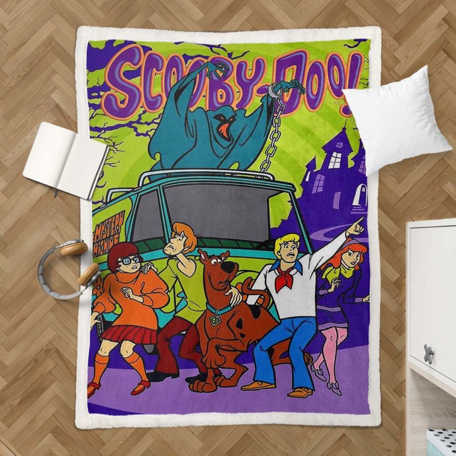 Scooby Doo Alle Charaktere 04 Decke - Fleecedecke – Bild 3