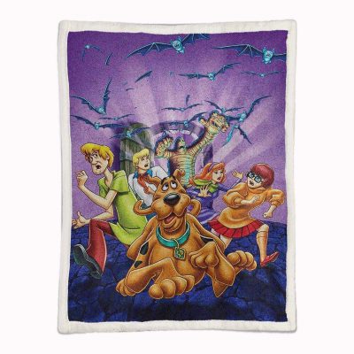 Alternative view of Scooby Doo - Alle Charaktere laufen Decke - Fleecedecke