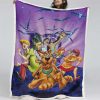 Scooby Doo - Alle Charaktere laufen Decke - Fleecedecke