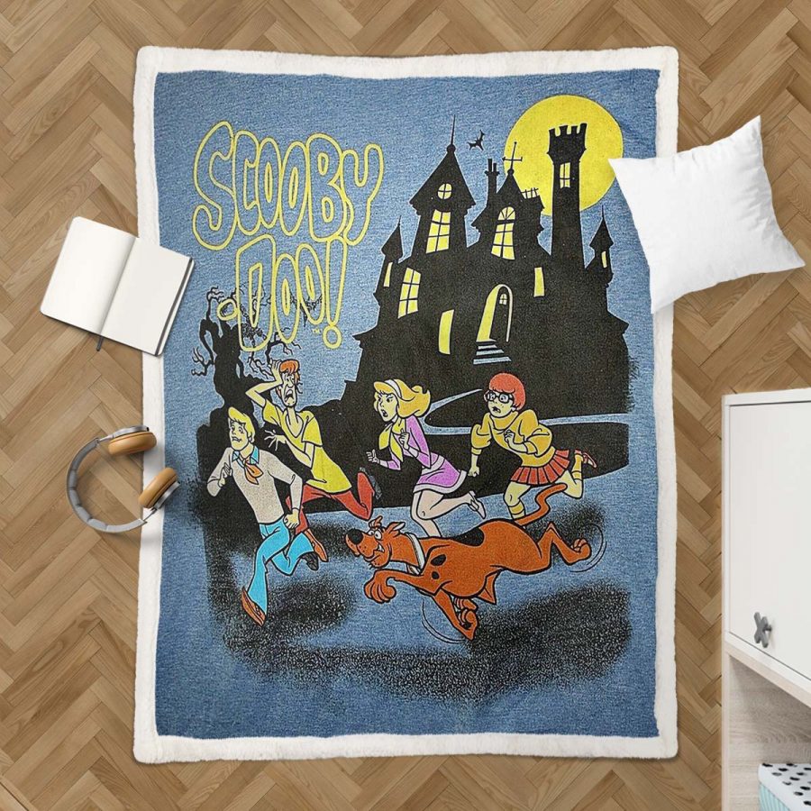 Scooby Doo Gruseliges Halloween Decke - Fleecedecke – Bild 3