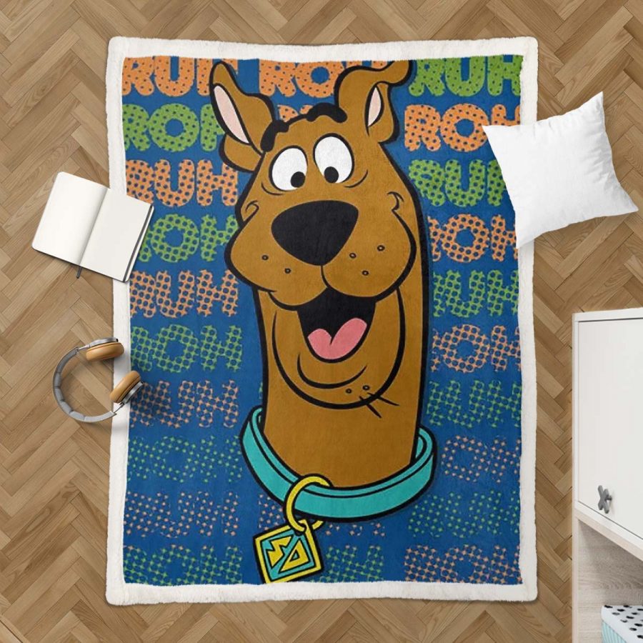 Scooby Doo Ruh Roh Decke - Fleecedecke – Bild 3