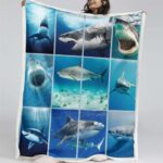Haifisch 1001 Decke – Fleecedecke