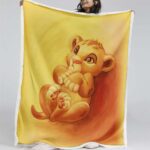 Simba König der Löwen 02 Decke – Fleecedecke