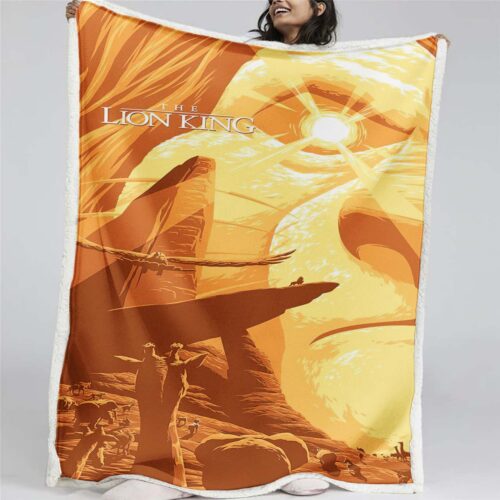 Simba König der Löwen 03 Decke - Fleecedecke