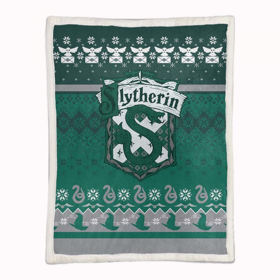 Slytherin Harry Potter 02 Decke - Fleecedecke – Bild 2