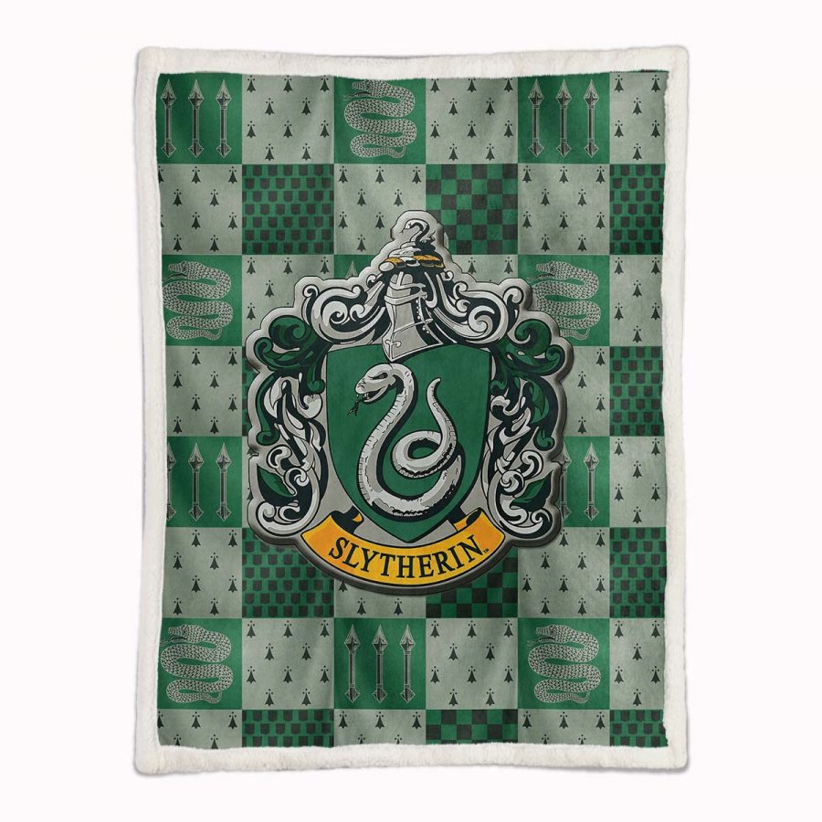 Slytherin Harry Potter 03 Decke - Fleecedecke – Bild 2