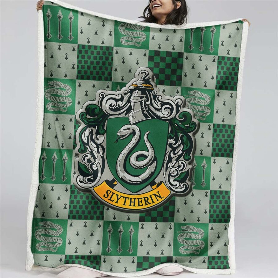 Slytherin Harry Potter 03 Decke - Fleecedecke