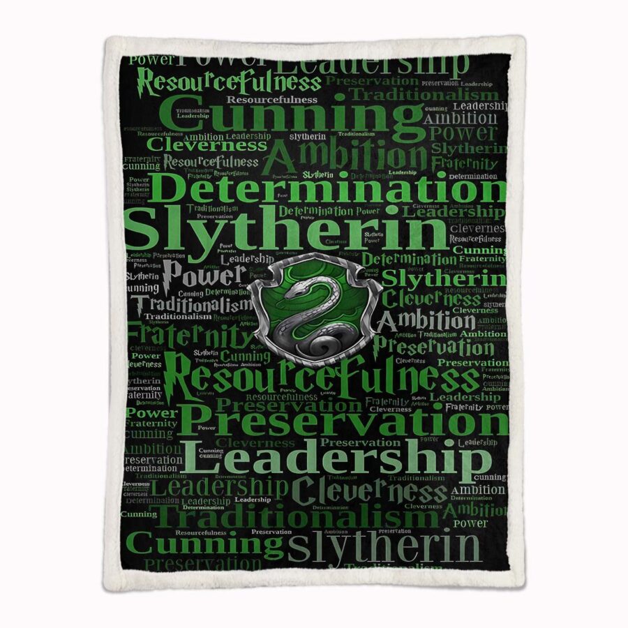 Slytherin Harry Potter 04 Decke - Fleecedecke – Bild 2