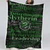 Slytherin Harry Potter 04 Decke - Fleecedecke