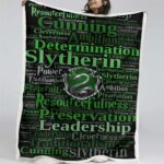 Slytherin Harry Potter 04 Decke – Fleecedecke