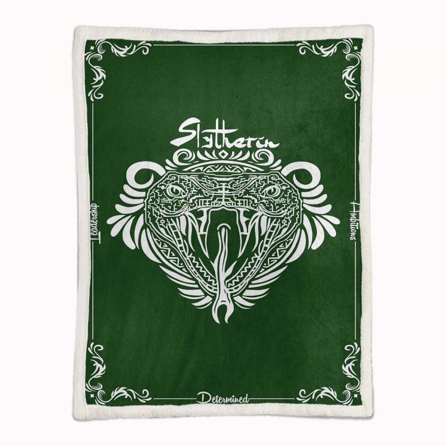 Slytherin Harry Potter 05 Decke - Fleecedecke – Bild 2
