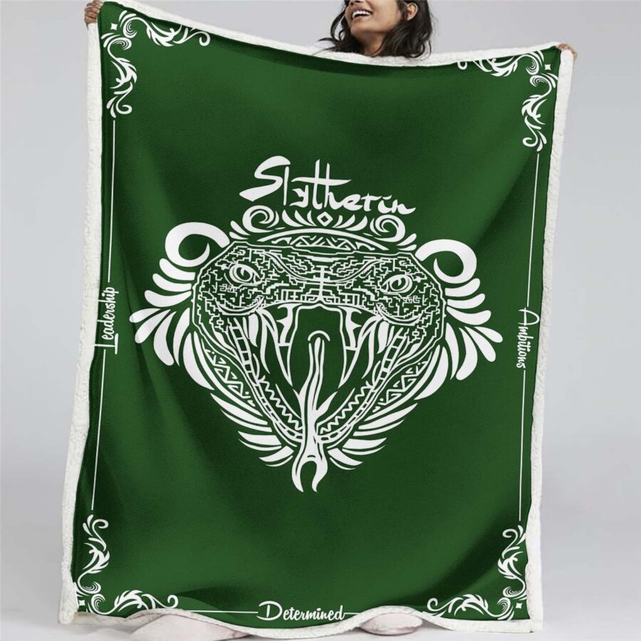 Slytherin Harry Potter 05 Decke - Fleecedecke