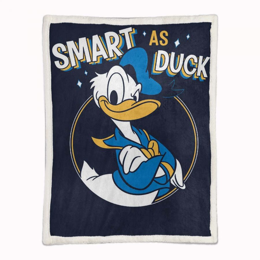 Schlau wie eine Ente Donald Duck Decke - Fleecedecke – Bild 2