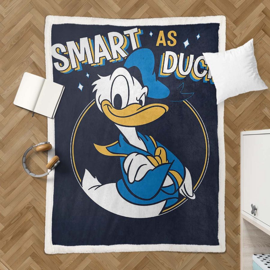 Schlau wie eine Ente Donald Duck Decke - Fleecedecke – Bild 3