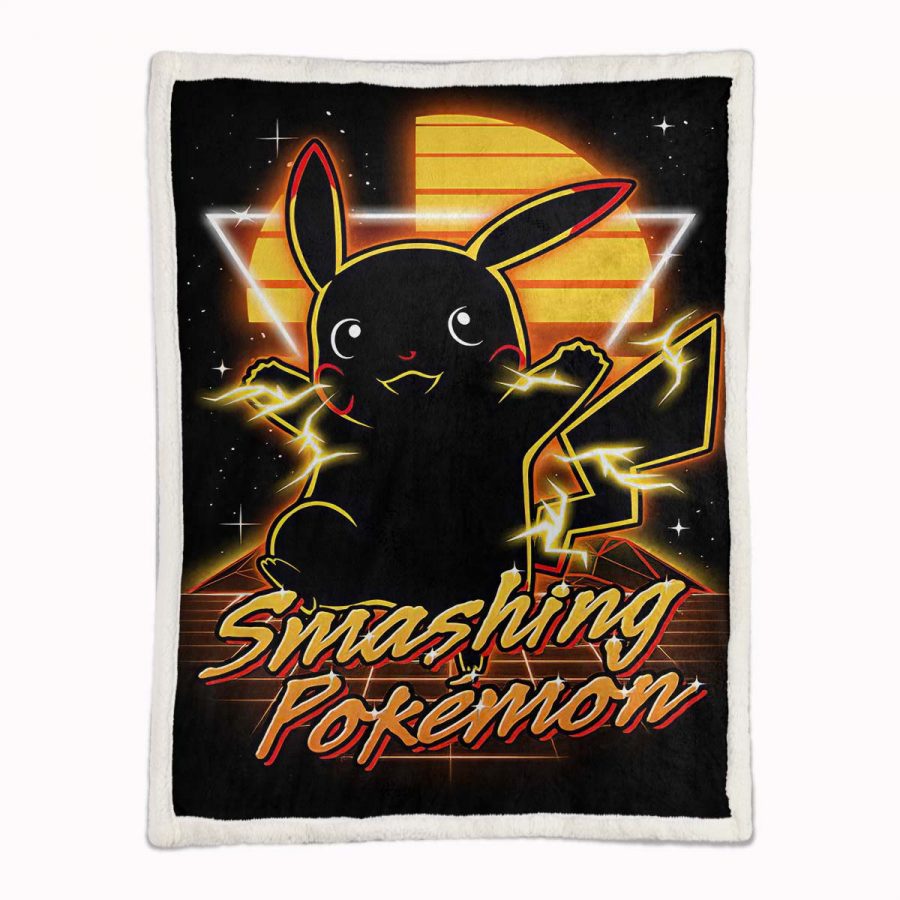 Pokémon zerschmettern Decke - Fleecedecke – Bild 2