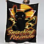 Pokémon zerschmettern Decke – Fleecedecke