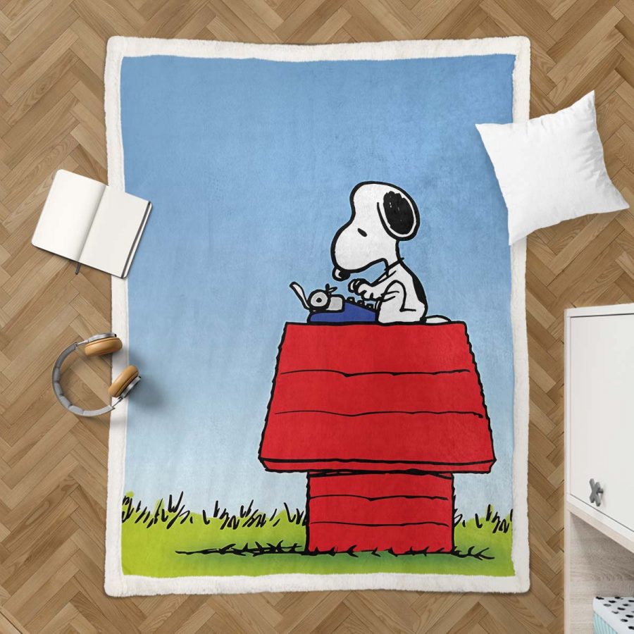 Snoopy Charaktere 02 Decke - Fleecedecke – Bild 3