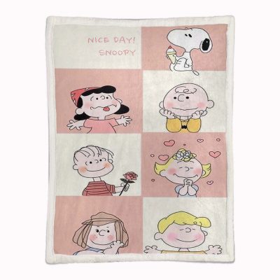 Alternative view of Snoopy Charaktere 03 Decke - Fleecedecke