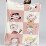 Snoopy Charaktere 03 Decke – Fleecedecke