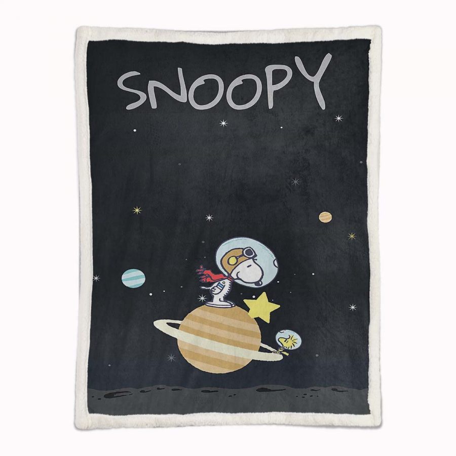 Snoopy Charaktere 05 Decke - Fleecedecke – Bild 2