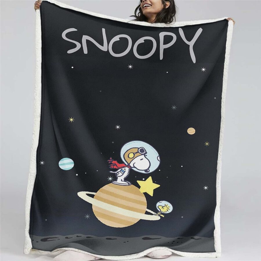 Snoopy Charaktere 05 Decke - Fleecedecke