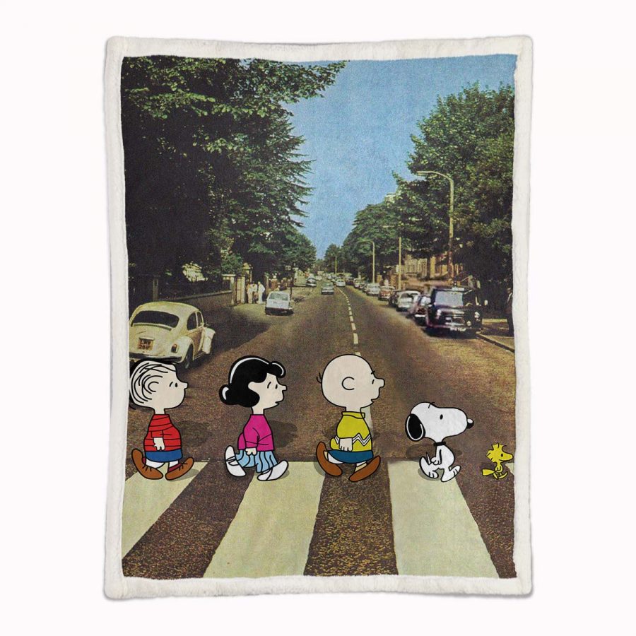 Snoopy Charaktere 06 Decke - Fleecedecke – Bild 2