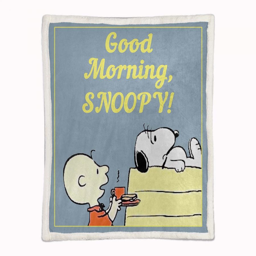 Snoopy Charaktere 07 Decke - Fleecedecke – Bild 2