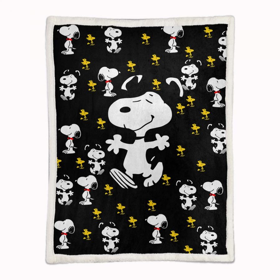 Snoopy Charaktere 08 Decke - Fleecedecke – Bild 2