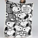 Snoopy Charaktere 09 Decke – Fleecedecke