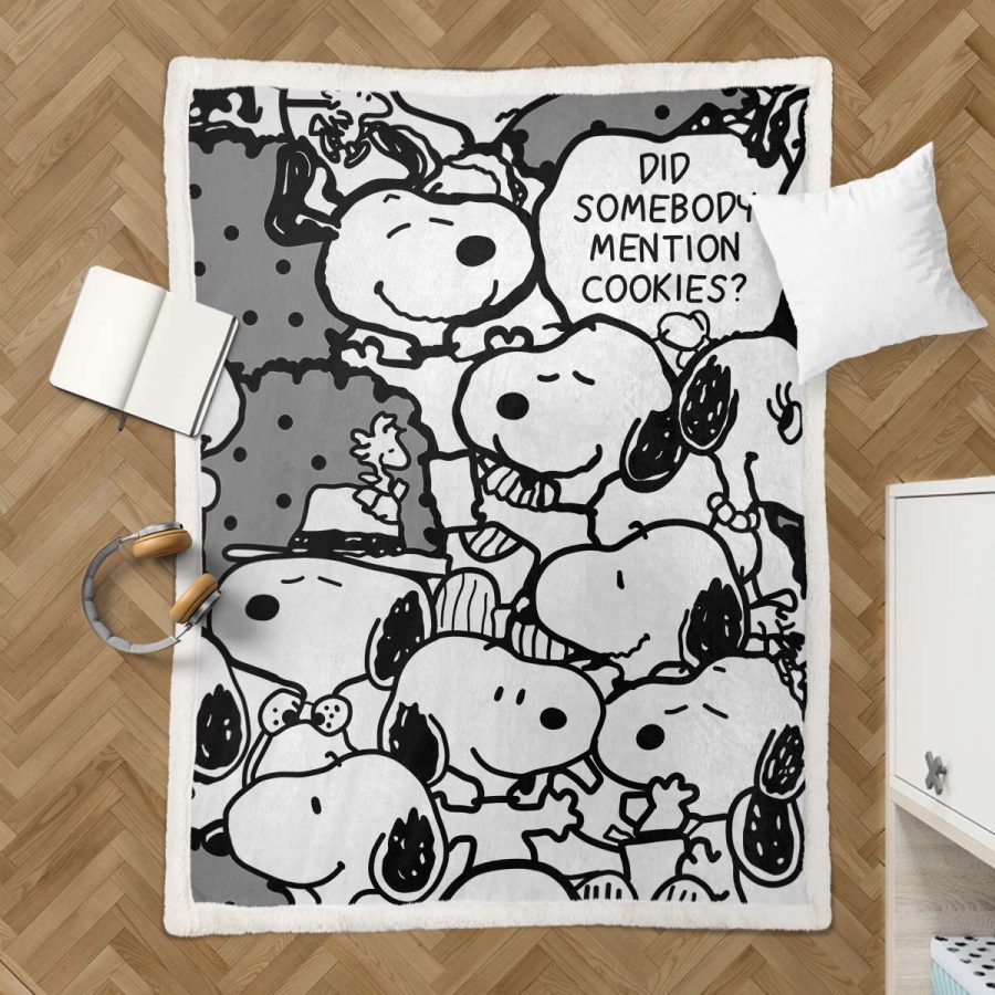 Snoopy Charaktere 09 Decke - Fleecedecke – Bild 3