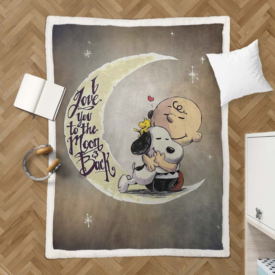 Snoopy Charaktere 10 Decke - Fleecedecke – Bild 3