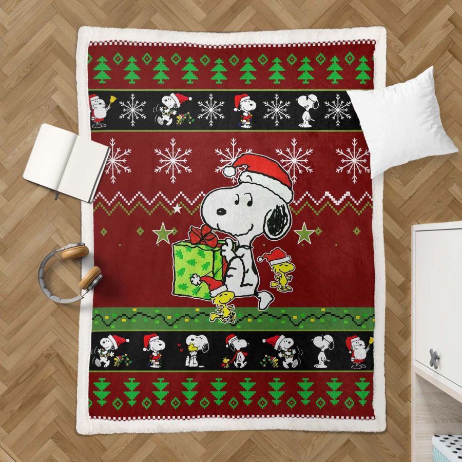 Snoopy Charaktere 11 Decke - Fleecedecke – Bild 3