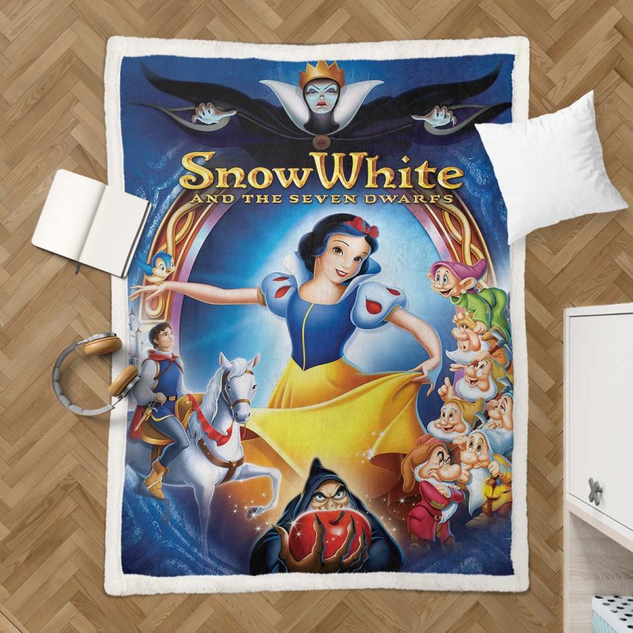 Schneewittchen und die Fee 05 Decke - Fleecedecke – Bild 3