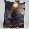 Son Goku Dragon Ball Z 1002 Decke - Fleecedecke