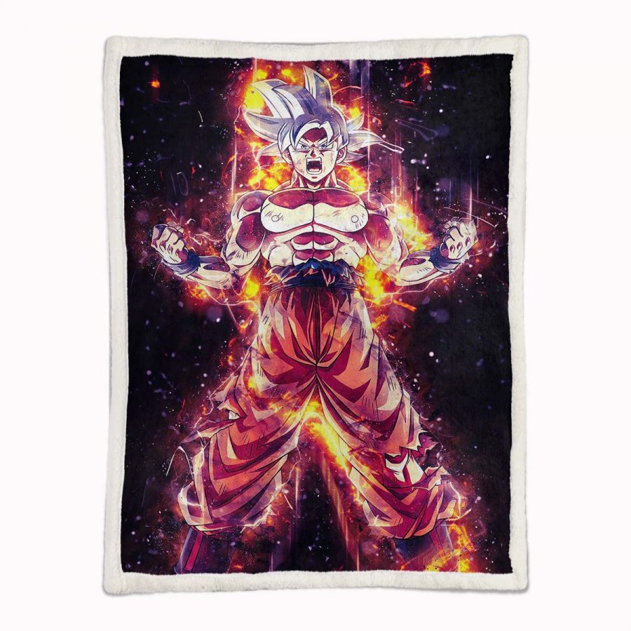 Son Goku Dragon Ball Z 1005 Decke - Fleecedecke – Bild 2