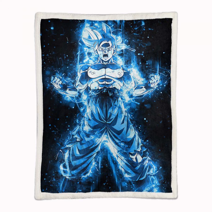 Son Goku Dragon Ball Z 1007 Decke - Fleecedecke – Bild 2