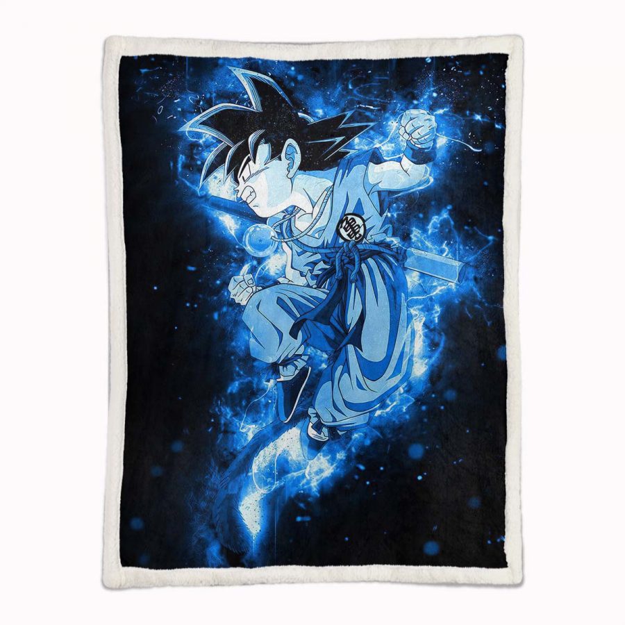 Son Goku Dragon Ball Z 1009 Decke - Fleecedecke – Bild 2