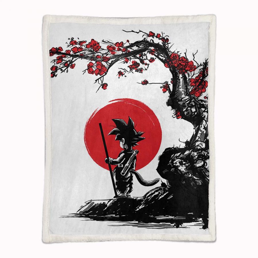 Son Goku Dragon Ball Z 1014 Decke - Fleecedecke – Bild 2