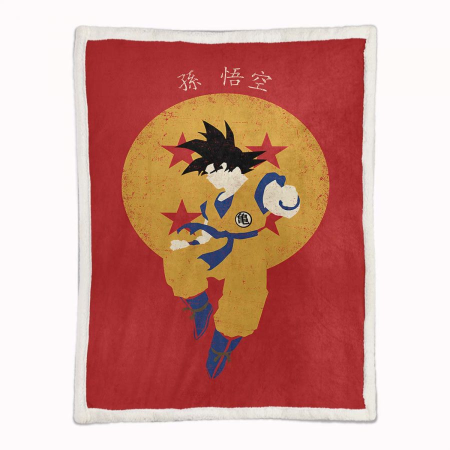 Son Goku Dragon Ball Z 1015 Decke - Fleecedecke – Bild 2