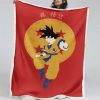 Son Goku Dragon Ball Z 1015 Decke - Fleecedecke
