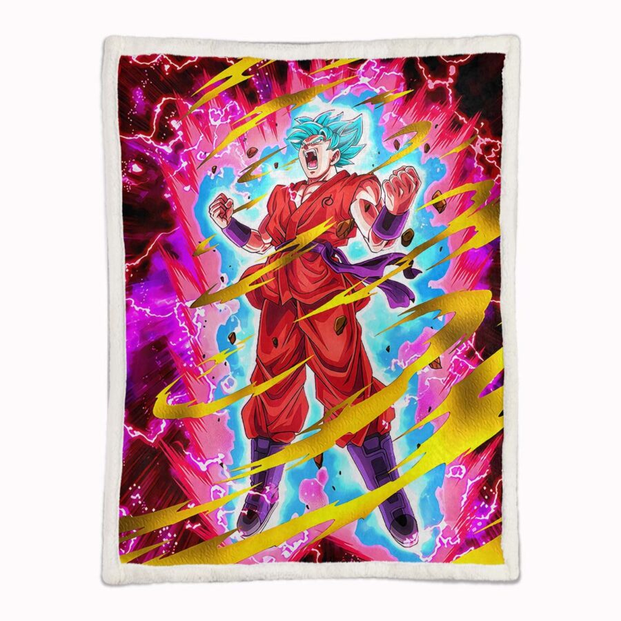Son Goku Dragon Ball Z 1020 Decke - Fleecedecke – Bild 2