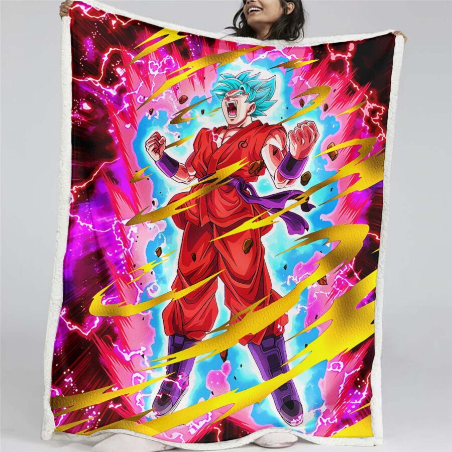 Son Goku Dragon Ball Z 1020 Decke - Fleecedecke