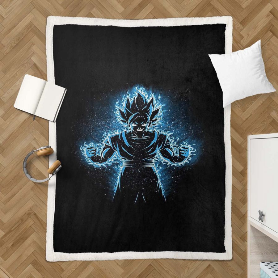 Son Goku Dragon Ball Z 1023 Decke - Fleecedecke – Bild 3