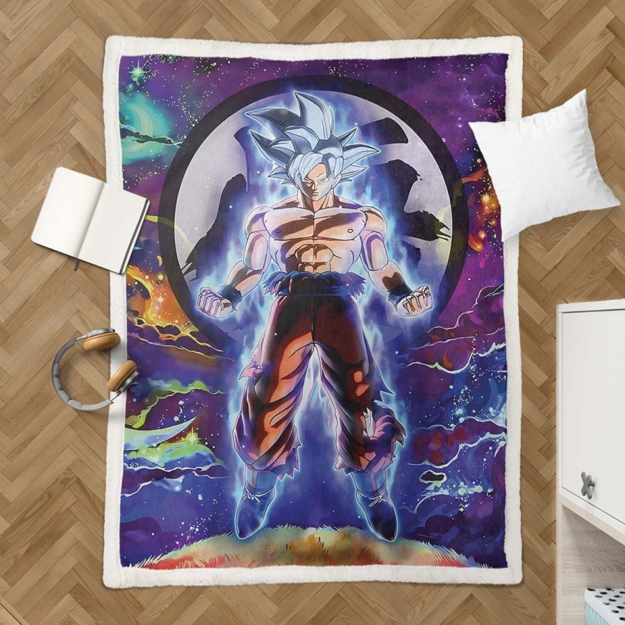 Son Goku Dragon Ball Z 1024 Decke - Fleecedecke – Bild 3
