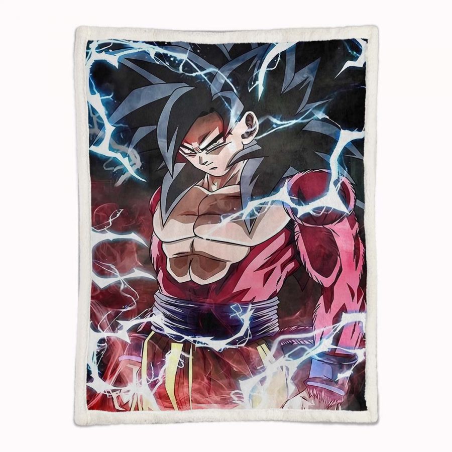 Son Goku Dragon Ball Z 1025 Decke - Fleecedecke – Bild 2