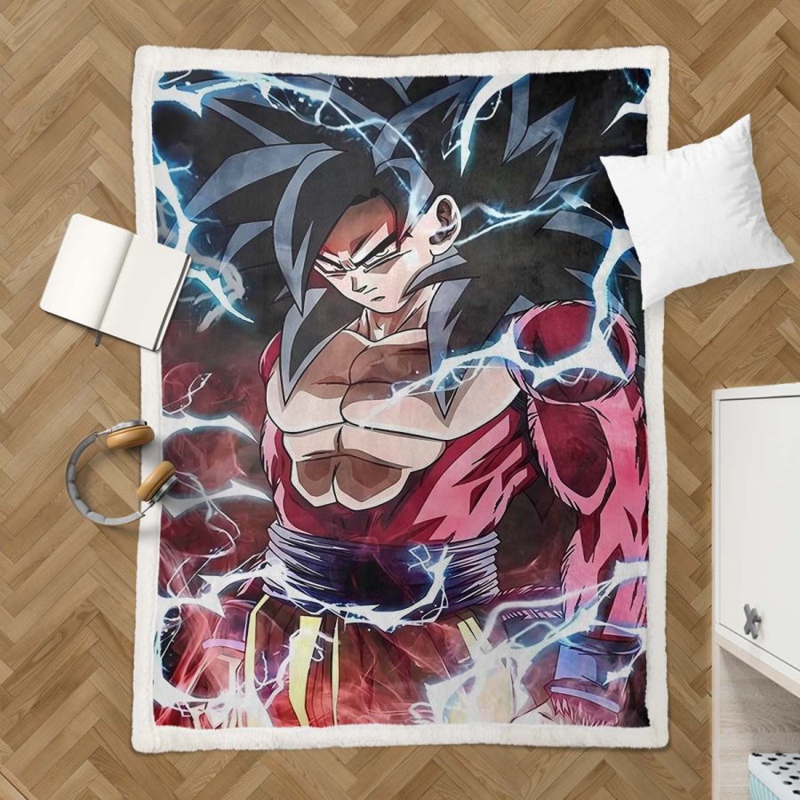 Son Goku Dragon Ball Z 1025 Decke - Fleecedecke – Bild 3